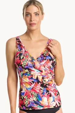 Mandalay Frill Cross Over Tankini Separate|Jantzen New