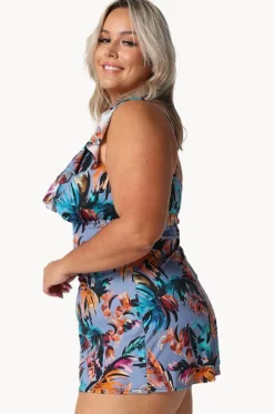 Mauritius Frill Swim Dress|Capriosca