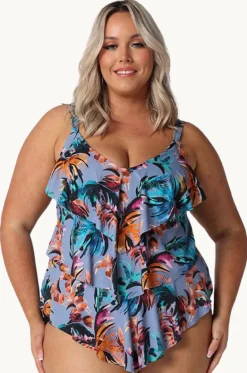 Mauritius Tiered Frill Tankini Separate|Capriosca