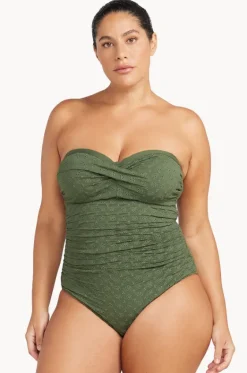Melliflous Botticelli D/DD Cup Bandeau One Piece|Artesands New