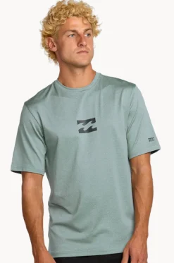 Mens All Day Wave Short Sleeve Suntop|Billabong Online