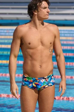 Mens Birdie Wordie Trunk|Funky Trunks Clearance