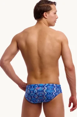 Mens Blue Viper Brief|Funky Trunks Best