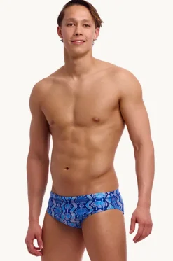 Mens Blue Viper Brief|Funky Trunks Best