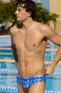 Mens Blue Viper Brief|Funky Trunks Best