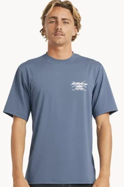 Mens Crossboards Short Sleeve Suntop|Billabong Best
