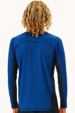 Mens Drive Relaxed Long Sleeve Suntop|Rip Curl