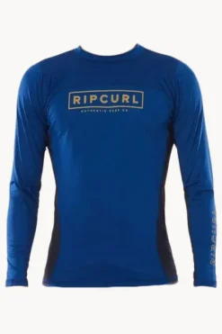 Mens Drive Relaxed Long Sleeve Suntop|Rip Curl