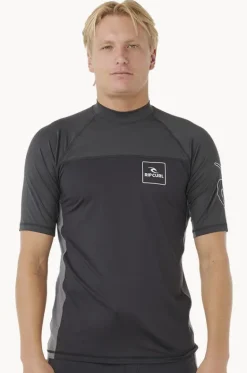 Mens Drive Short Sleeve Suntop|Rip Curl