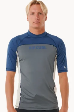 Mens Drive Short Sleeve Suntop|Rip Curl Best