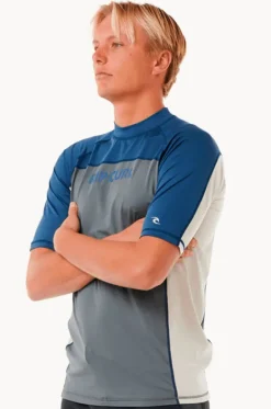 Mens Drive Short Sleeve Suntop|Rip Curl Best