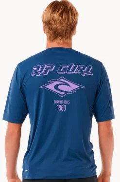 Mens Icons Surflite Short Sleeve Suntop|Rip Curl Best