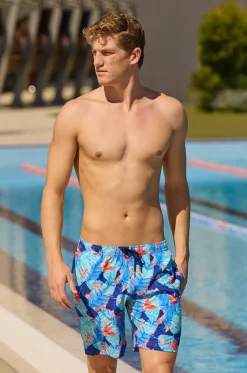 Mens Lotsa Leaves Long Johnny Short|Funky Trunks Sale