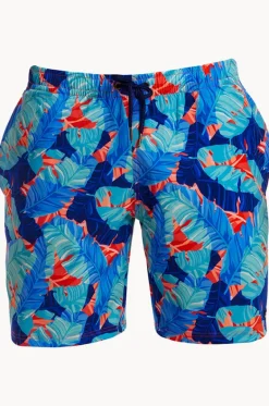 Mens Lotsa Leaves Long Johnny Short|Funky Trunks Sale
