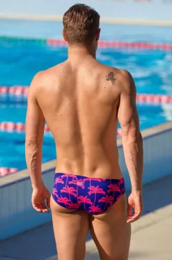 Mens Pinky Palms Brief|Funky Trunks Online