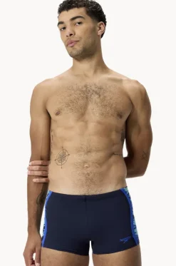 Mens Print Spliced Aquashort|Speedo Sale