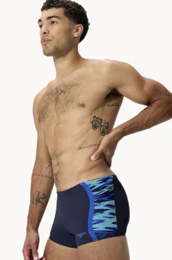 Mens Print Spliced Aquashort|Speedo Sale