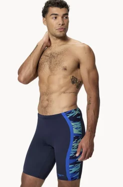 Mens Print Spliced Jammer|Speedo