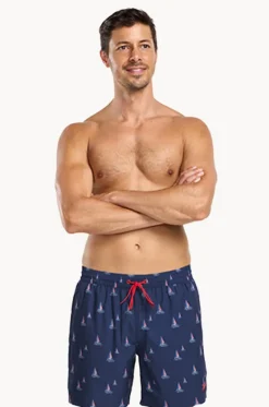 Mens Sail Boat Shorties Boardshort|Speedo Hot