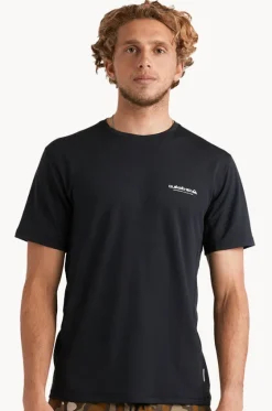 Mens Sea Grass Short Sleeve Suntop|Quiksilver New