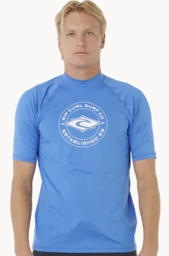 Mens Stapler Short Sleeve Suntop|Rip Curl Sale