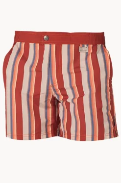 Mens Stripe Boardshort|Coast Clearance