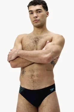 Mens Tech Panel 7cm Brief|Speedo New