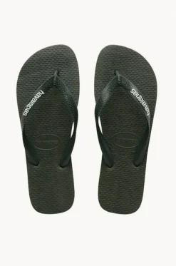 Mens Top Rubber Logo Thong|Havaianas