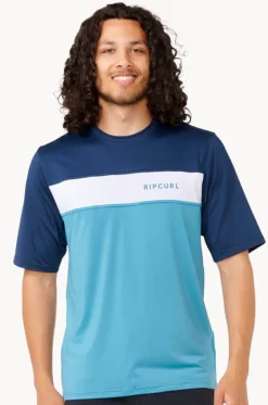 Mens Undertow Short Sleeve Suntop|Rip Curl Online