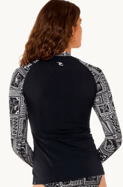 Mermaid Beach Long Sleeve Suntop|Rip Curl Hot