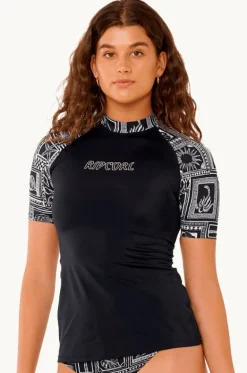 Mermaid Beach Short Sleeve Suntop|Rip Curl Clearance