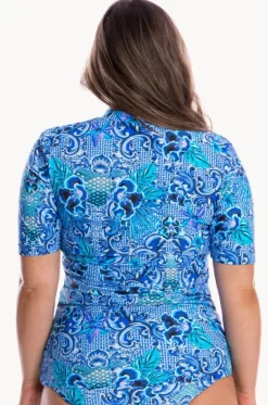 Mermaid Zip Front Suntop|Capriosca Online