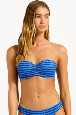 Mesh Effect Bustier Bandeau|Seafolly Hot