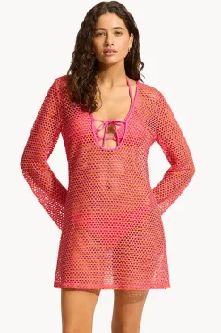 Mesh Effect Cover Up|Seafolly Online