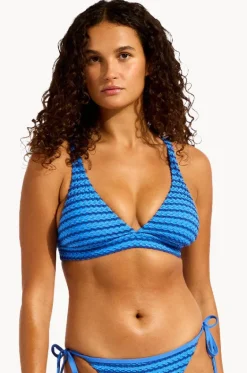 Mesh Effect Multi Fit Longline Tri|Seafolly Clearance