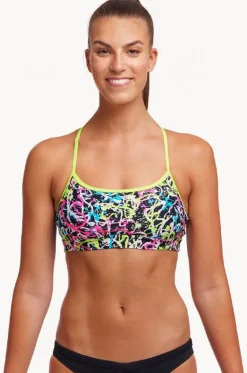 Messed Up Swim Crop Top|Funkita