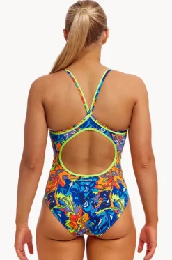 Mixed Mess Diamond Back One Piece|Funkita Hot