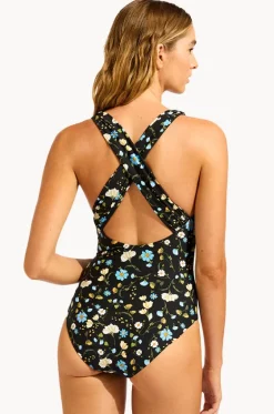 Modern Romance Cross Back One Piece|Seafolly Clearance
