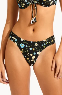 Modern Romance High Leg Ruched Side Pant|Seafolly Clearance