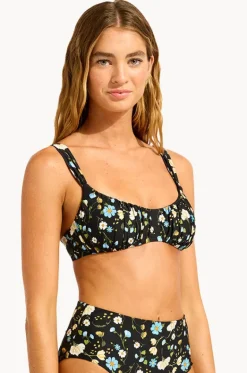 Modern Romance Ruched Bralette|Seafolly New