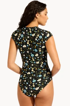 Modern Romance Zip Front One Piece|Seafolly Outlet