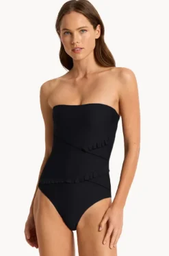 Monte & Lou Bandeau One Piece|Monte u0026 Lou Clearance