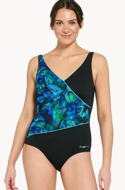 Mystic Wrap Front One Piece|Zoggs Discount
