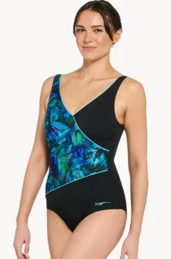 Mystic Wrap Front One Piece|Zoggs Discount