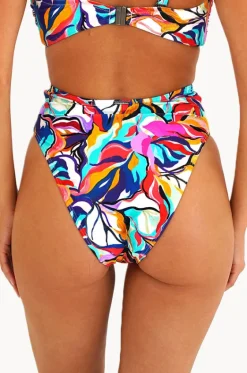 Nadia High Leg Gathered Pant|Moontide Outlet