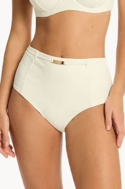 Nautique Panelled High Waist Pant|Sea Level Outlet