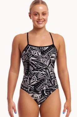 Night Flyer Single Strap One Piece|Funkita Clearance