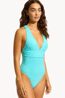 Oasis Cross Back One Piece|Seafolly Clearance