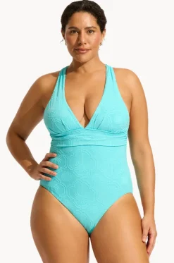Oasis Cross Back One Piece|Seafolly Clearance