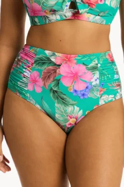 Pacifico Gathered High Waist Pant|Sea Level Sale